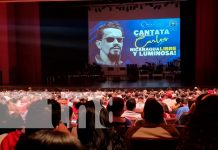 Al son de cantos revolucionarios, celebra natalicio de Carlos Fonseca Nicaragua, managua, teatro nacional Rubén darío, natalicio de carlos fonseca,