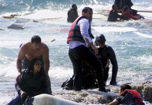 Guardia Costera griega busca a migrantes en aguas de Lesbos