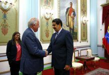 Presidente Maduro se reúne con Thomas Shannon