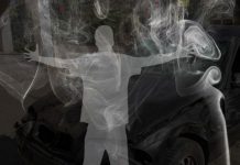 EE.UU: Fotografían el ‘espíritu’ de un motorista tras accidente