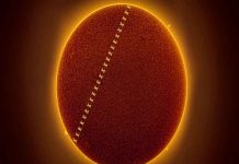 VIDEO: La Estación Espacial Internacional pasa por delante del sol eei, silueta, sol, imagenes, superficie,