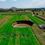 mexico, imagenes, socavon, puebla, afectaciones,