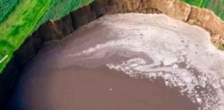 mexico, zacatepec, aparecimiento, grietas, socavon,