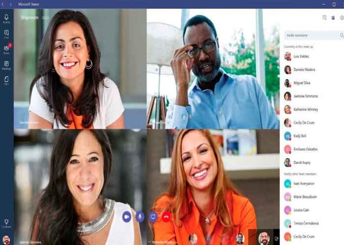 Microsoft , Teams, videollamada, diseño,