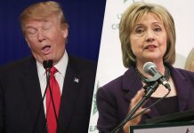 Clinton y Trump igualados, según sondeos