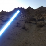 Vive una verdadera pelea de «Star Wars» en un video