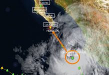 Tormenta Newton se fortalece al acercarse a costa mexicana del Pacífico