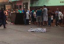 Sicarios matan a tres en una de las calles de Honduras