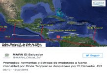 El Salvador: Pronostican tormentas eléctricas