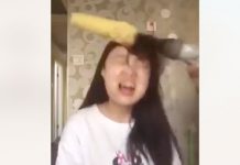 Reto del elote la deja pelona