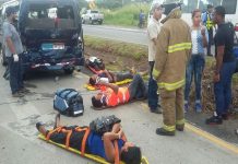 Fuerte choque dejó más de 25 lesionados en Panamá
