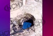 Encuentran «petróleo» en patio de vivienda en Yoro, Honduras