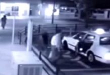 Graban «espíritu» siguiendo a hombre y subiéndose a un taxi