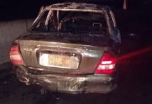 Se incendia vehículo con un hombre dentro en El Salvador