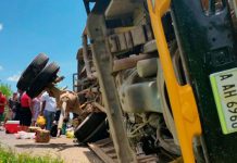Brutal accidente de tránsito en Honduras deja 33 heridos