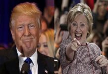Clinton llega a recta final con clara ventaja sobre Trump