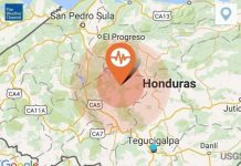 Fuerte sismo de 5.5 asusta a hondureños