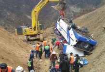 Al menos 10 muertos y 40 heridos en un accidente en Bolivia