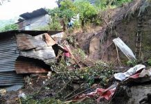 Derrumbe en la zona 7 de Guatemala deja 3 casas destruidas