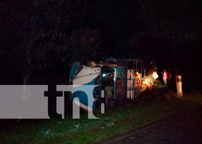 Nicaragua, Chontales, accidente, camión ganadero,
