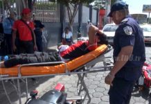 Motociclista atropella a peatón