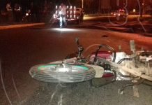 Accidente deja a motociclista lesionado