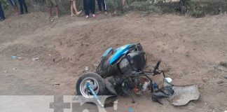 nicaragua, accidente, nagarote, leon, moto,
