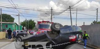 nicaragua, taxi, accidente, managua, vuelco,