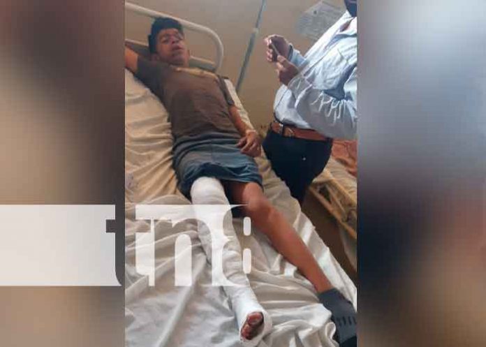 Nicaragua, ocotal, accidente de tránsito, persona lesionada,