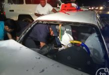 Managua: Accidente de tránsito deja a una menor lesionada