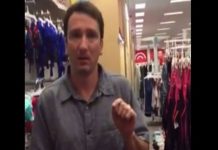 Mujer pone palido a degenerado acosador (Video)