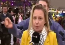 Degenerado acosa sexualmente a periodista en mera transmisión en vivo (Video)