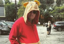 Reconocido actor se disfrazó de «Winnie The Pooh» a petición de su hija