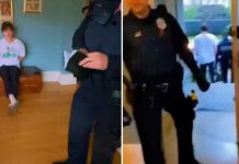 estados unidos, policia, adolescente, casa,