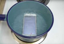 Nuevo test extremo el nuevo iPhone a un baño de agua hirviendo