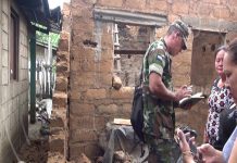 Aguacero provoca colapso de las paredes de viviendas en Ocotal