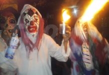 Masayas participan en procesión de los aguizotes