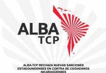 nicaragua, alba tcp, sanciones, derecho, estados unidos, condena,