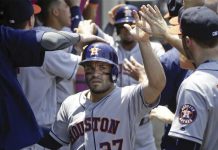 Altuve y Myers reconocidos como Jugadores del Mes
