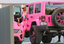 ‘Curvy Pink’ el estilo de Amber Rose para ir al gimnasio