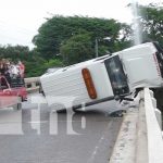 nicaragua, esteli, ambulancia, accidente, puente, rio,
