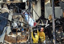 Incendio en edificio de Los Ángeles deja cinco fallecidos