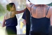 Angelina Jolie estrena nuevos tatuajes hechos por budistas