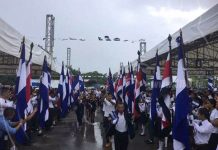 Nicaragua entrega Antorcha de la Libertad a Costa Rica