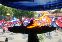 Antorcha de la Dignidad recorre departamentos del país