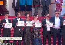 Protestan en Cannes contra golpe de Estado en Brasil