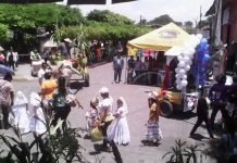 Caminata por amor a la patria en la isla de Ometepe