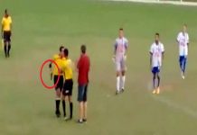 Video: Árbitro saca arma de fuego en pleno partido de fútbol