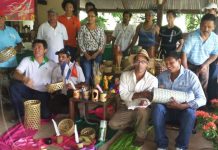 Encuentro entre artesanos de bambú en Nicaragua
