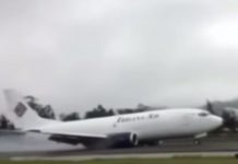 Milagroso aterrizaje de emergencia en Indonesia
